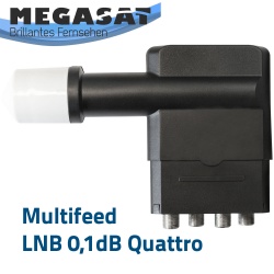 Megasat Multifeed-LNB Quattro 0,1dB Full-HD Megasat Multifeed-LNB Quattro 0,1dB Full-HD