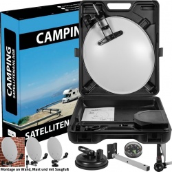 Megasat Camping-Koffer 40cm-Sat-Antenne mit Zubehör Megasat Camping-Koffer 40cm-Sat-Antenne mit Zubehör