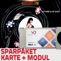 SPARSET Redlight Elite ROYALE 9 Sender Viaccess-Jahreskarte mit CI-Modul