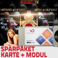 SPARSET Redlight MEGA-Elite ROYALE 13 Sender Viaccess-Jahreskarte mit CI-Modul
