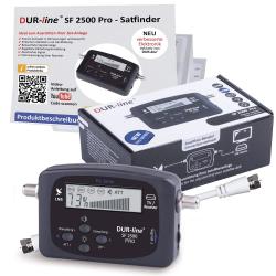 Dur-Line LCD-Satfinder SF 2500 pro NEU zur Sat-Antennen-Einstellung Full-HD mit LCD-Display