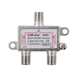 DUR-line 2fach Verteiler D2FV Sat/BK/Antennen Class A unicable-tauglich