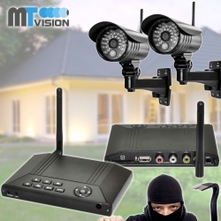 MT Vision HS-201 Funküberwachungskamera-Set 2 Kameras und Empfangseinheit MT Vision HS-201 Funküberwachungskamera-Set 2 Kameras und Empfangseinheit