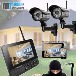MT Vision HS-210 IP-Netzwerk-Überwachungskamera-Set 2 Kameras und Monitor MT Vision HS-210 IP-Netzwerk-Überwachungskamera-Set 2 Kameras und Monitor