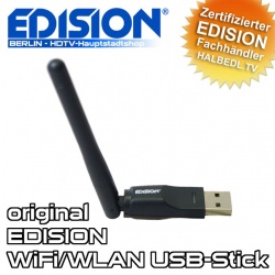 Edision EDI-Mega WLAN-Stick WiFi USB-Stick 150Mbps für Edision-Receiver Edision EDI-Mega WLAN-Stick WiFi USB-Stick 150Mbps für Edision-Receiver