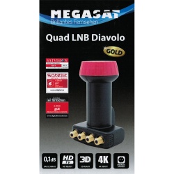 Megasat Diavolo Quad-LNB 0,1dB Megasat Diavolo Quad-LNB 0,1dB