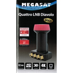 Megasat Diavolo Quattro-LNB 0,1dB Megasat Diavolo Quattro-LNB 0,1dB
