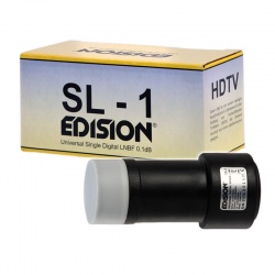 Edision SL-1 Universal Single-LNB 0,1dB FullHD Raketenfeed Edision SL-1 Universal Single-LNB 0,1dB FullHD Raketenfeed