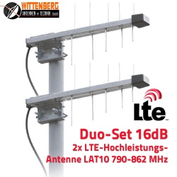 Wittenberg Duoset 2x LAT10 LTE-Antenne LAT 10 für LTE