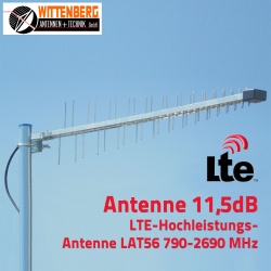 Wittenberg LAT56 LTE-Antenne LAT 56 für LTE 800 LTE 2,6GHz UMTS GSM GPRS HSDPA WLAN 11dB