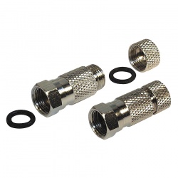 F-Stecker 8mm wasserdicht