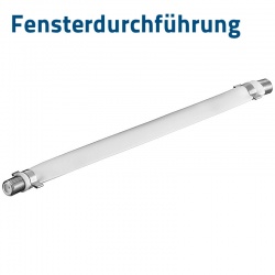 Fensterdurchführung Flachkabel weiß