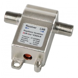 DUR-line V3024-R Mini Inline-Verstärker regelbar bis 24dB Sat und DVB-T2