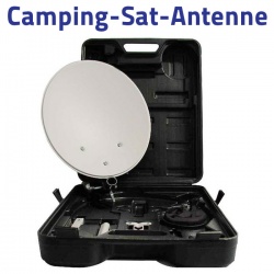 Sat-Campingkoffer - Mini-Camping-Sat-Antenne im Koffer Sat-Campingkoffer - Mini-Camping-Sat-Antenne im Koffer