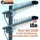 Wittenberg Duoset 2x LAT54 LTE-Antenne LAT 54 für LTE UMTS GSM GPRS HSDPA