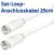 Sat-Loopkabel 2xF-Stecker 25cm (Artnr.Sat-Loopkabel 2xF-Stecker 25cm)