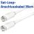 Sat-Loopkabel 2xF-Stecker 35cm (Artnr.K511)